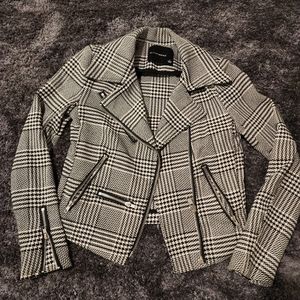 Oliviaceous Plaid Jacket